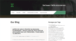 Desktop Screenshot of blog.iara.org.br