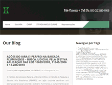 Tablet Screenshot of blog.iara.org.br